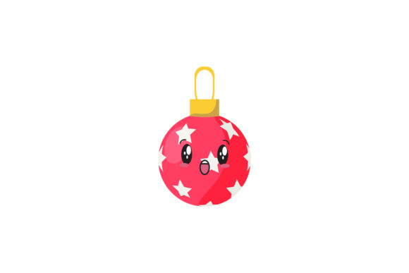 Christmas Cute Ball Decorations Illustrations