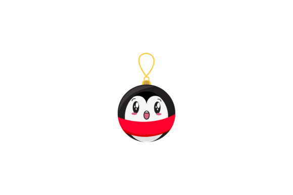 Christmas Cute Decorations Ball Vector