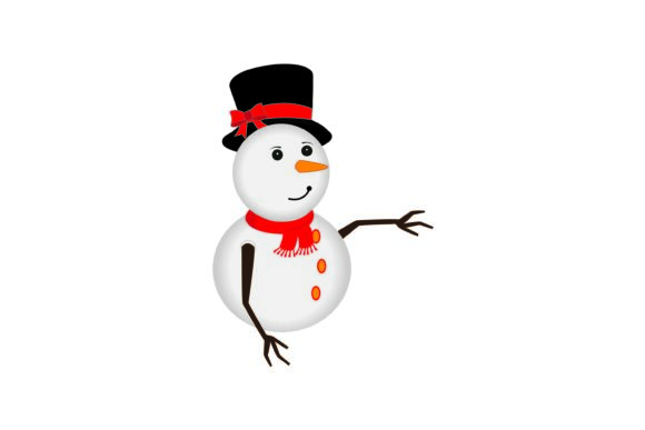 Christmas Cute Snowman 040 Illustrations