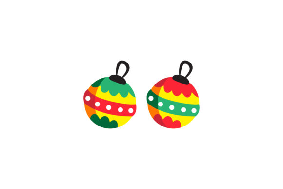 Christmas Decorations Ball Vector Illustrations