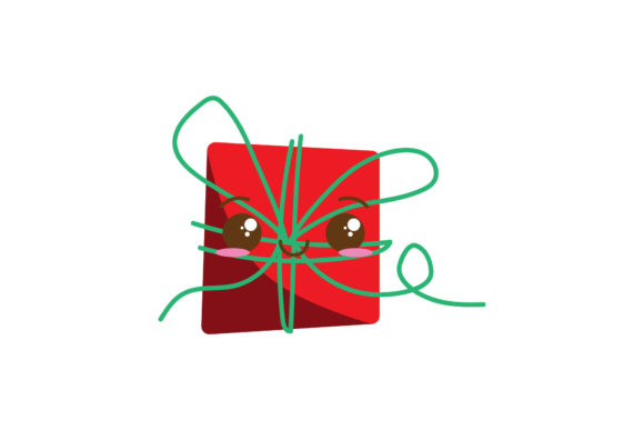 Christmas Design Vector Present Box Cute Illustrations
