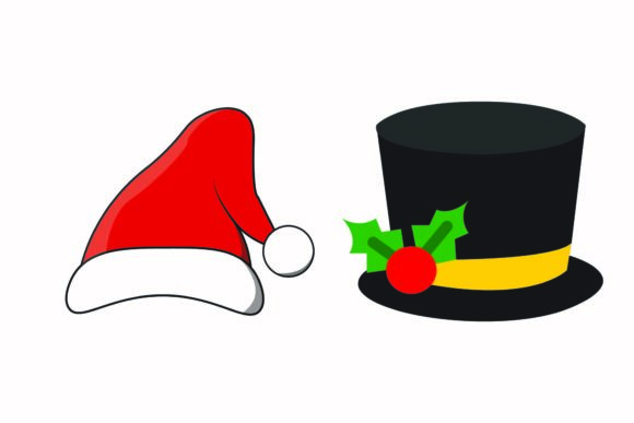 Christmas Hat Santa Illustration