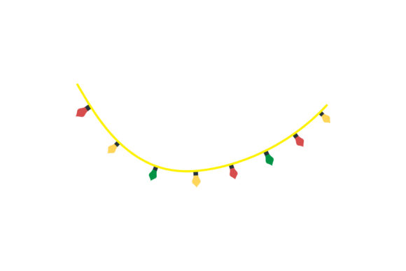 Christmas Light Illustrations for Editorial Design