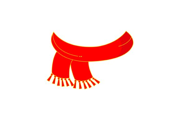 Christmas Scarves 036: A Versatile Illustration for Branding