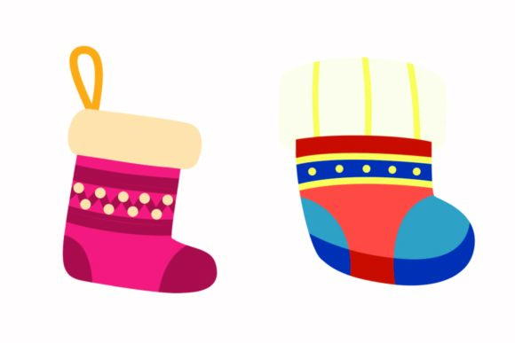 Christmas Shocks Pair Illustrations