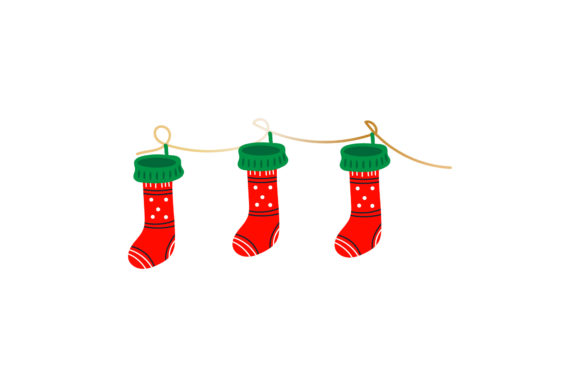 Christmas Stocking Vectors for Seasonal Design