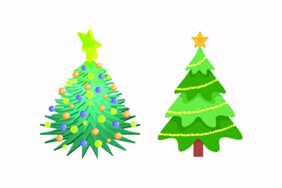 Christmas Tree Green Illustration Vector