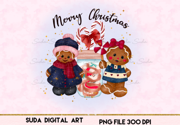 Cookie Christmas Sublimation Design